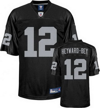 Oakland Raiders 12 Darrius Heyward-Bey Black Jersey