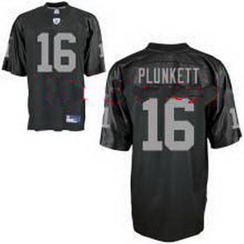 Mitchell Ness Oakland Raiders 16 PLUNKETT Throwback Team Color Jersey