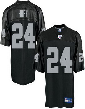 Oakland Raiders 24 Michael Huff black