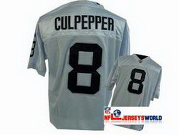 Cheap Oakland Raiders 8 Culpepper white Jersey For Sale