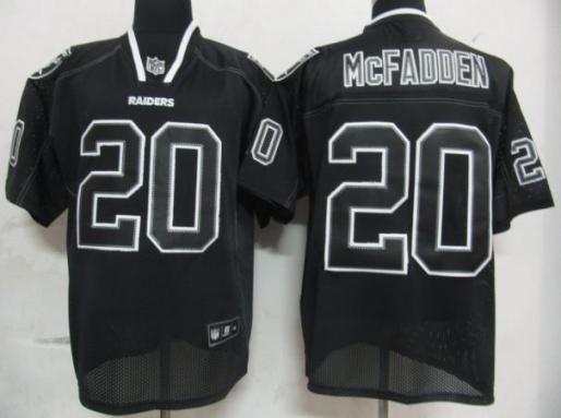Cheap Okaland Raiders 20 Darren McFadden Lights Out Black Jersey For Sale