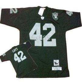 Cheap Oakland raiders #42 LOTT Black M&N jersey For Sale