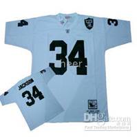 Oakland raiders #34 Bo.Jackson white M&N jersey