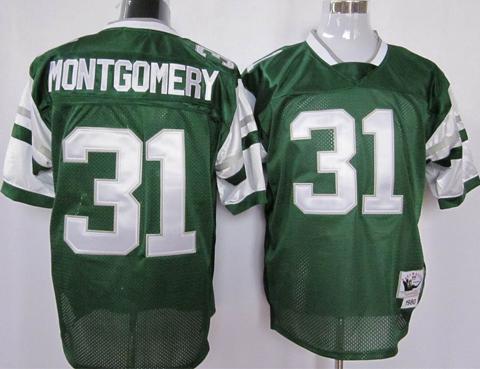 Philadelphia Eagles 31 Wilbert Montgomery Green Throwback NFL Jerseys