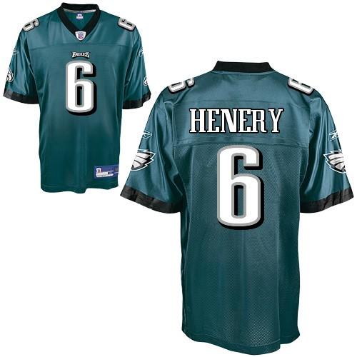Philadelphia Eagles 6 Alex Henery Green NFL Jersey
