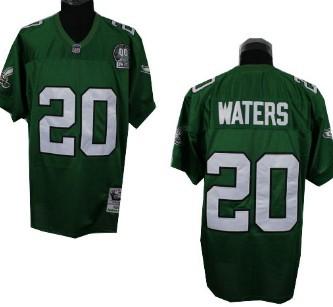 Cheap Philadelphia Eagles 20 Waters Green Throwback Jersey For Sale
