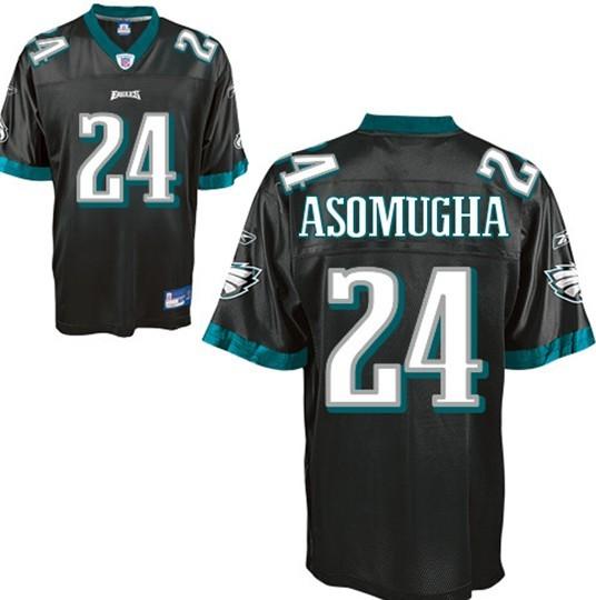 Philadelphia Eagles 24 Nnamdi Asomugha Black NFL Jerseys