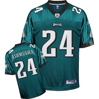Cheap Philadelphia Eagles 24 Nnamdi Asomugha Green NFL Jersey For Sale