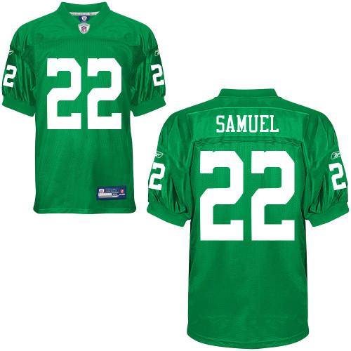 Philadelphia Eagles 22 Asante Samuel Light Green Jersey
