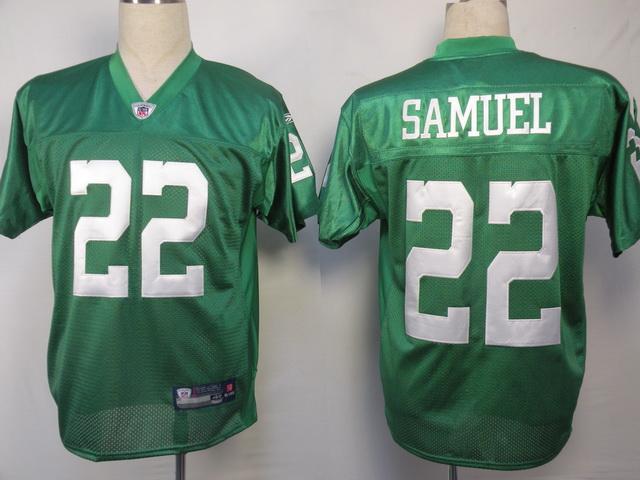 Philadelphia Eagle 22 Asante Samuel Light Green Jersey