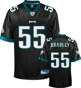 Philadelphia Eagles 55 Stewart Bradley black Jersey