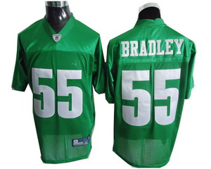 Philadelphia Eagles 55 Stewart Bradley 2010 New Green Team Color Philadelphia Eagles 55 Stewart Bradley 2010 New Green Team Color
