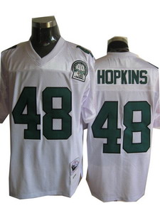 Cheap Eagles 48 Hopkins Authentic Throwback white Jersey 99th patch For Sale