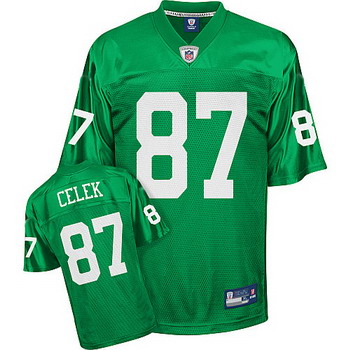 Philadelphia Eagles Brent Celek 87 grass green Jersey