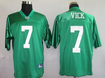 Philadelphia Eagles 7 Michael Vick Grass Green Authentic Jerseys