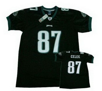 Cheap Philadelphia Eagles Brent Celek 87 Black Jersey For Sale
