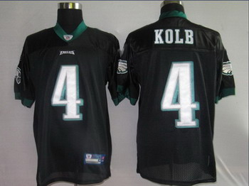 Football Jerseys Philadelphia Eagles 4 KOLB black