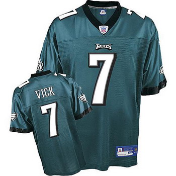 Cheap jerseys Philadelphia Eagles 7 Michael Vick Green Authentic Jerseys For Sale