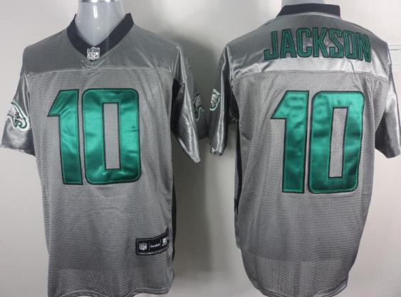 Cheap Philadelphia Eagles #10 DeSean Jackson Grey Shadow NFL Jerseys For Sale