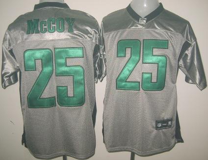 Cheap Philadelphia Eagles 25 LeSean McCoy Gray Shadow Jerseys For Sale