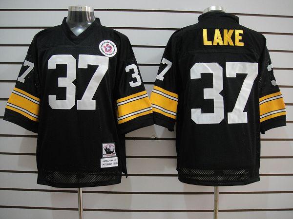Cheap Pittsburgh Steelers #37 Lake Black Throwback NFL Jerseys For Sale