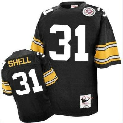 Pittsburgh Steelers #31 Donnie Shell Black M&N Throwback NFL Jerseys Pittsburgh Steelers #31 Donnie Shell Black M&N Throwback NFL Jerseys