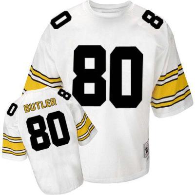 Cheap Pittsburgh Steelers #80 Jack Butler White M&N Throwback NFL Jerseys For Sale
