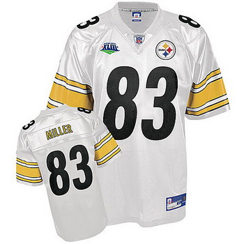 Pittsburgh Steelers Heath Miller Super Bowl XLIII White Jersey