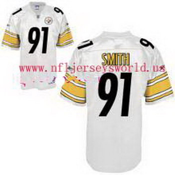 jerseys Pittsburgh Steelers 91 Smith white jerseys Pittsburgh Steelers 91 Smith white