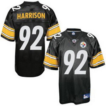 Cheap Pittsburgh Steelers 92 James Harrison Black Jersey For Sale
