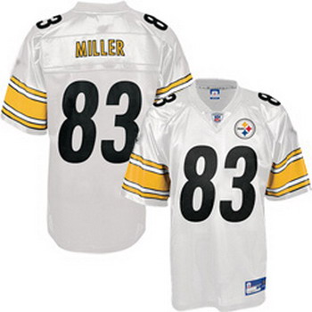 Pittsburgh Steelers 83 Heath Miller White Jersey