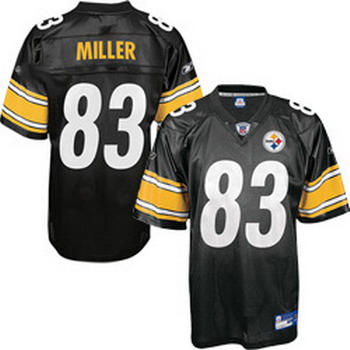 Cheap Pittsburgh Steelers 83 Heath Miller Black Jersey For Sale
