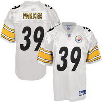 Cheap Pittsburgh Steelers 39 Willie Parker White Jersey For Sale