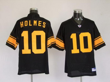 Pittsburgh Steelers 10 Santonio Holmes Black Yellow Number Pittsburgh Steelers 10 Santonio Holmes Black Yellow Number