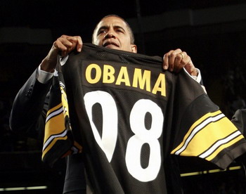 Cheap Pittsburgh Steelers 8 Barack Obama black President Jerseys For Sale