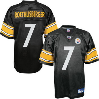Cheap Pittsburgh Steelers 7 Ben Roethlisberger Black Jersey For Sale