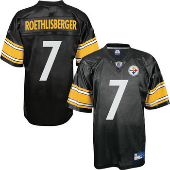 Pittsburgh Steelers 7 Ben Roethlisberger Black Jersey