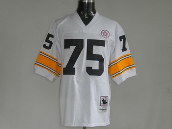 Jerseys Pittsburgh Steelers 75 Joe Greene white MN jerseys
