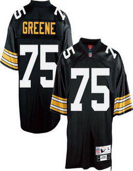 jerseys Pittsburgh Steelers 75 Joe Greene Throwback black jerseys