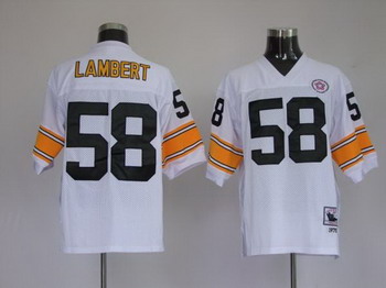 Cheap jerseys Pittsburgh Steelers 58 Jack Lambert white Throwback Jerseys For Sale