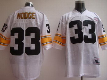 Cheap Jerseys Pittsburgh Steelers 33 Hodge white Throwback jerseys For Sale
