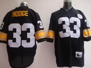 Cheap Jerseys Pittsburgh Steelers 33 Hodge black Throwback jerseys For Sale