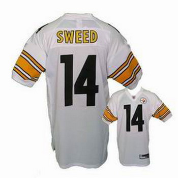 Cheap Jerseys Pittsburgh Steelers 14 Limas Sweed white Jersey For Sale