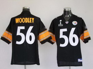 Cheap Pittsburgh Steelers LaMarr Woodley 56 black Super Bowl XLV Jerseys For Sale