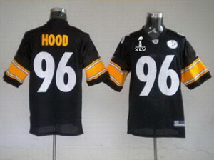 Cheap Pittsburgh Steelers 96 Hood Black Super Bowl XLV Jerseys For Sale
