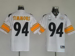 Cheap Pittsburgh Steelers 94 Lawrence Timmons White Super Bowl XLV Jerseys For Sale