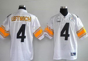 Cheap Pittsburgh Steelers 4 BYRON LEFTWICH white Super Bowl XLV Jerseys For Sale