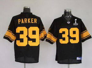 Cheap Pittsburgh Steelers 39 parker yellow number Super Bowl XLV Jerseys For Sale