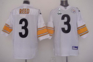 Cheap Pittsburgh Steelers 3 Jeff Reed White Super Bowl XLV Jerseys For Sale