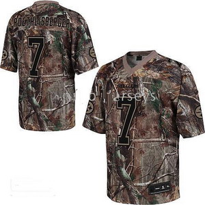Cheap Pittsburgh Steelers 7 Ben Roethlisberger Realtree FOOTBALL Camo Jersey For Sale